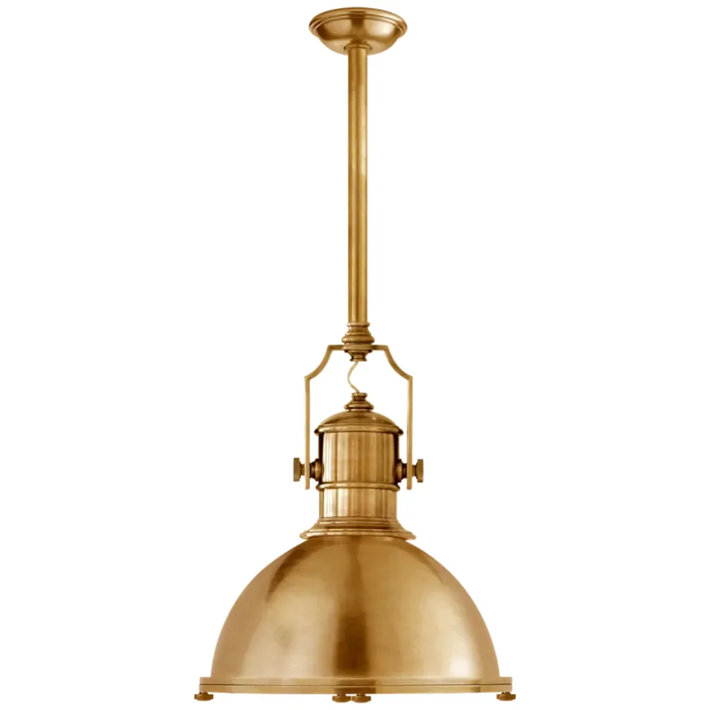 Country Industrial Large Pendant