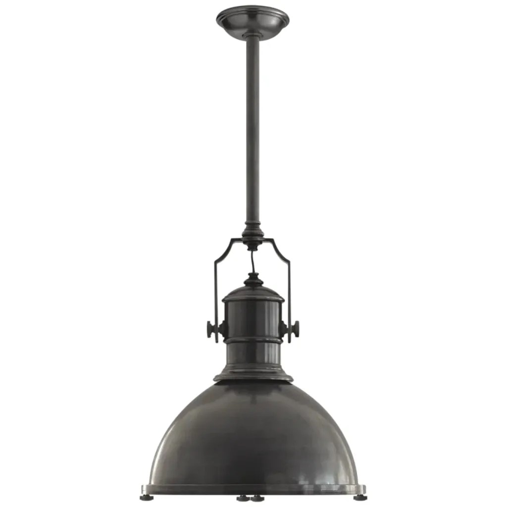 Country Industrial Large Pendant