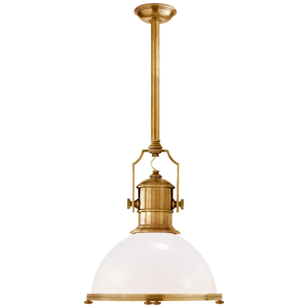Country Industrial Large Pendant