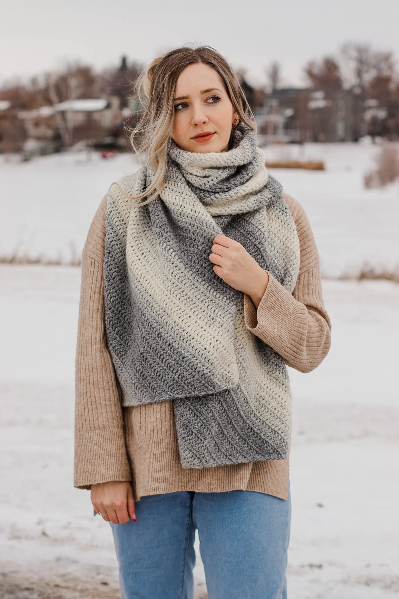 Crochet Kit - Woodward Scarf