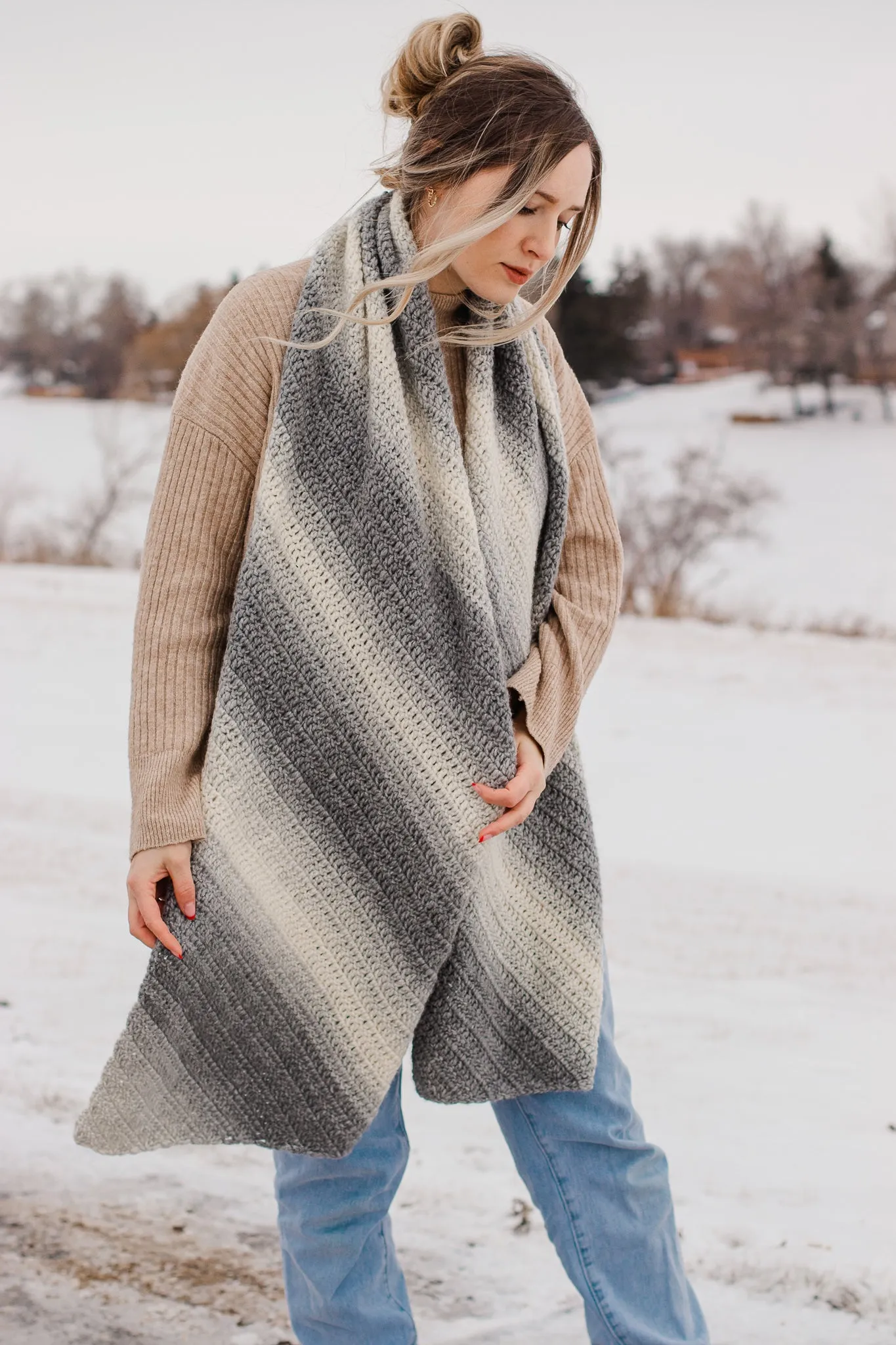 Crochet Kit - Woodward Scarf