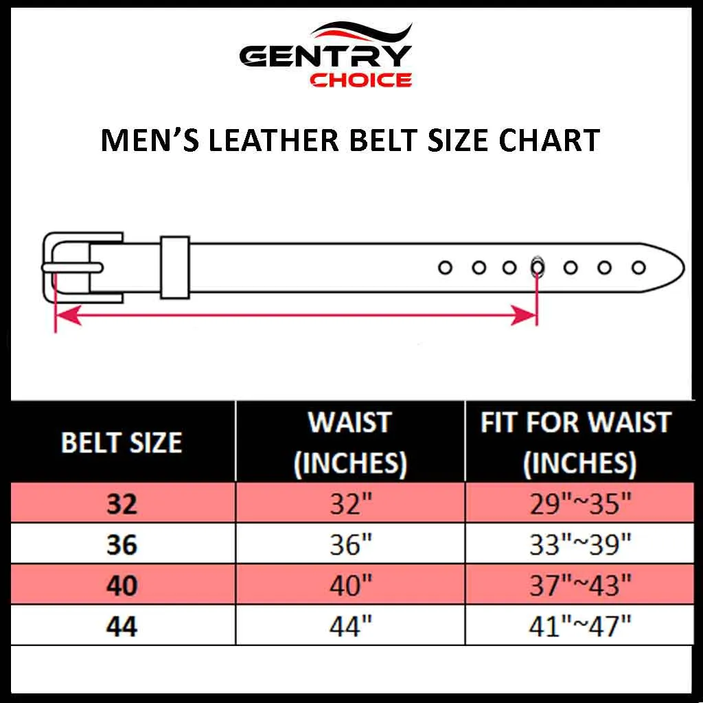 Crocodile Designer Leather Belt  CrocOne Black