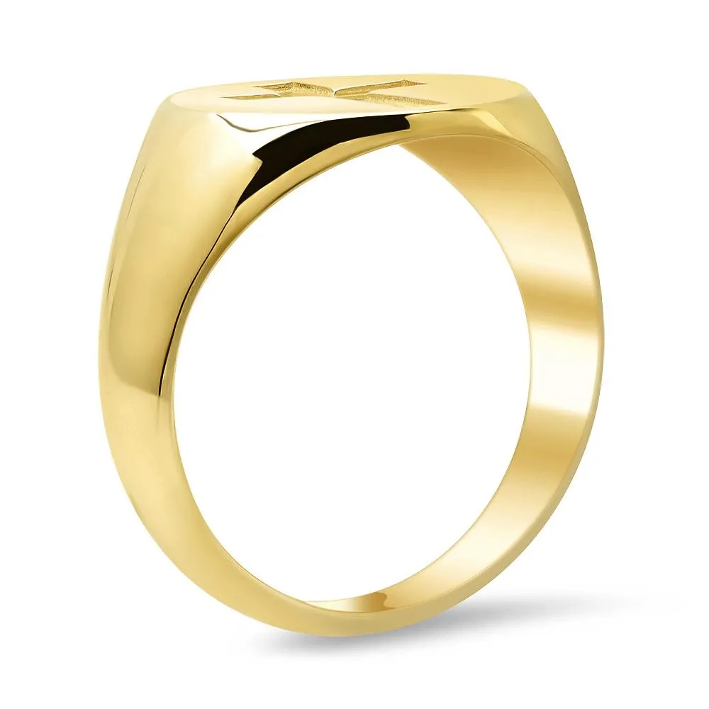 Cross Signet Ring for Ladies