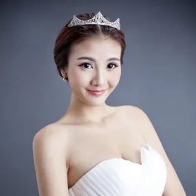 Cubic zirconia wedding bridal tiara diadem hair jewelry CH10191