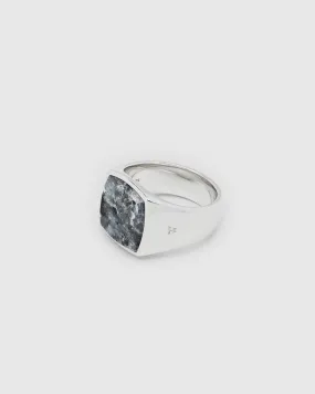 Cushion Larvikite Ring
