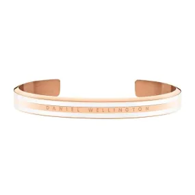 Daniel Wellington Emalie Slim Cuff Bangle Rose Gold