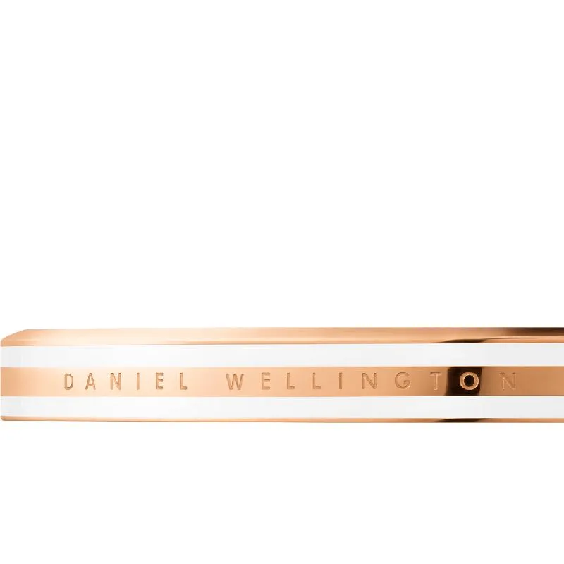 Daniel Wellington Emalie Slim Cuff Bangle Rose Gold