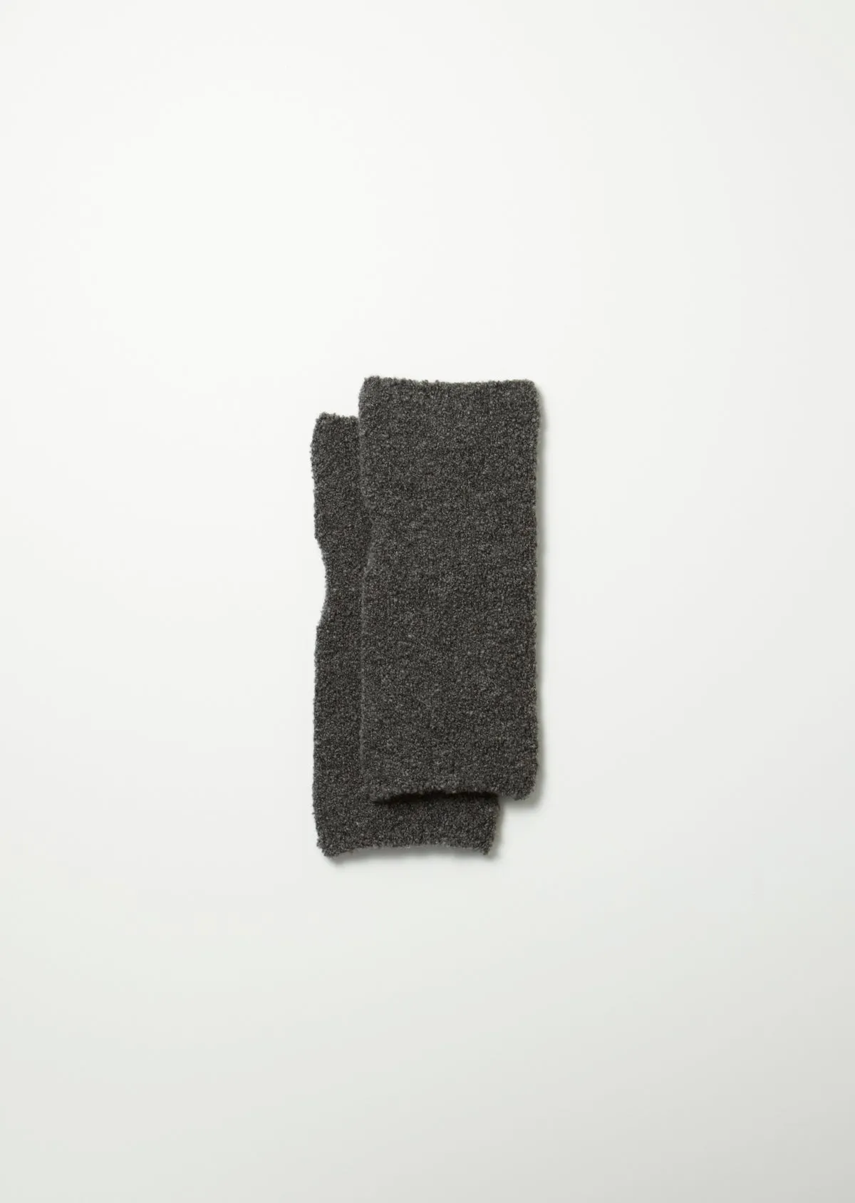 Dark Gray Wool Fleece Hand Warmer