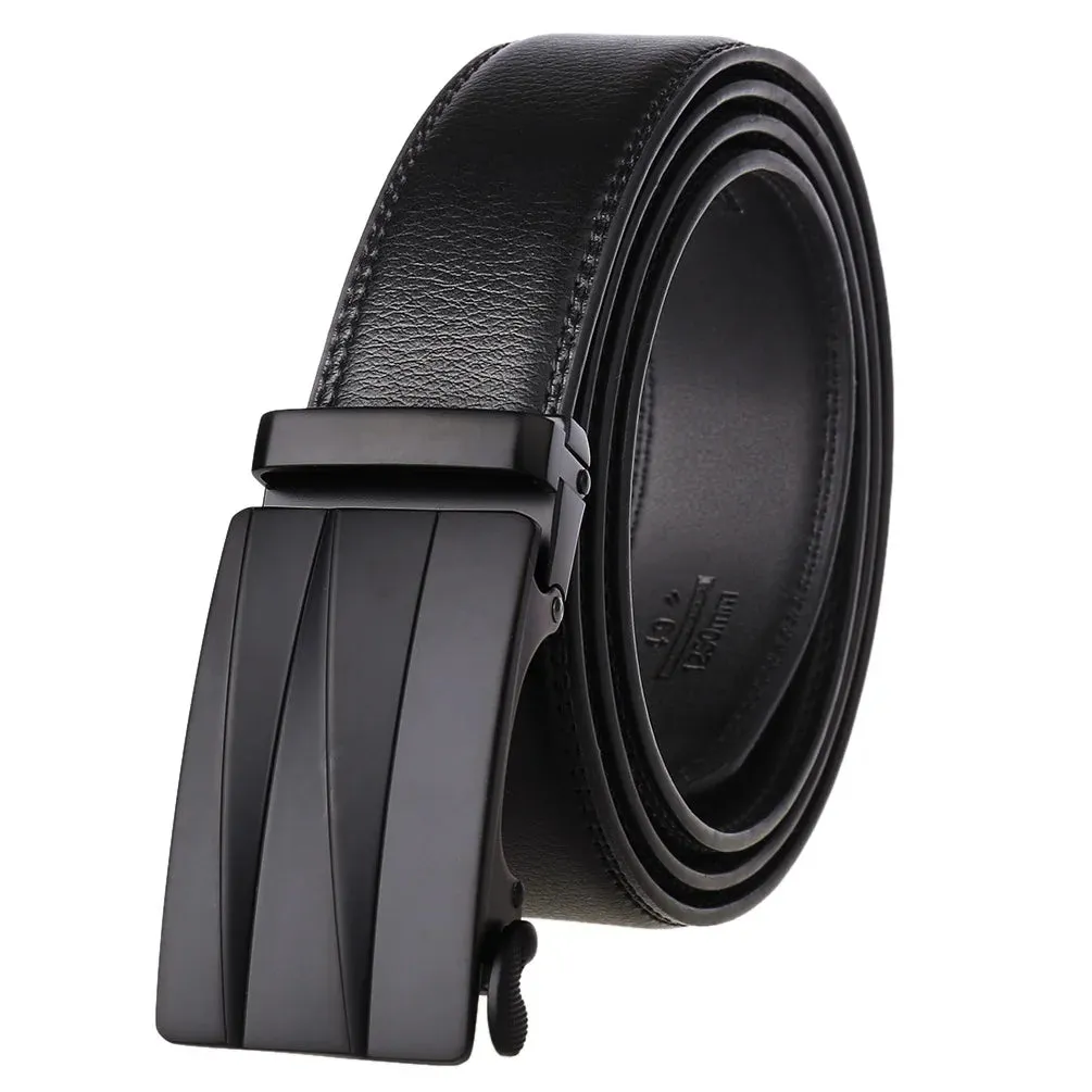 Designer Belts for Men Metal Automatic Buckle Split Leather Waist Belt Luxury Fashion Cowhide Men's Belt 3.5cm Ceinture Homme