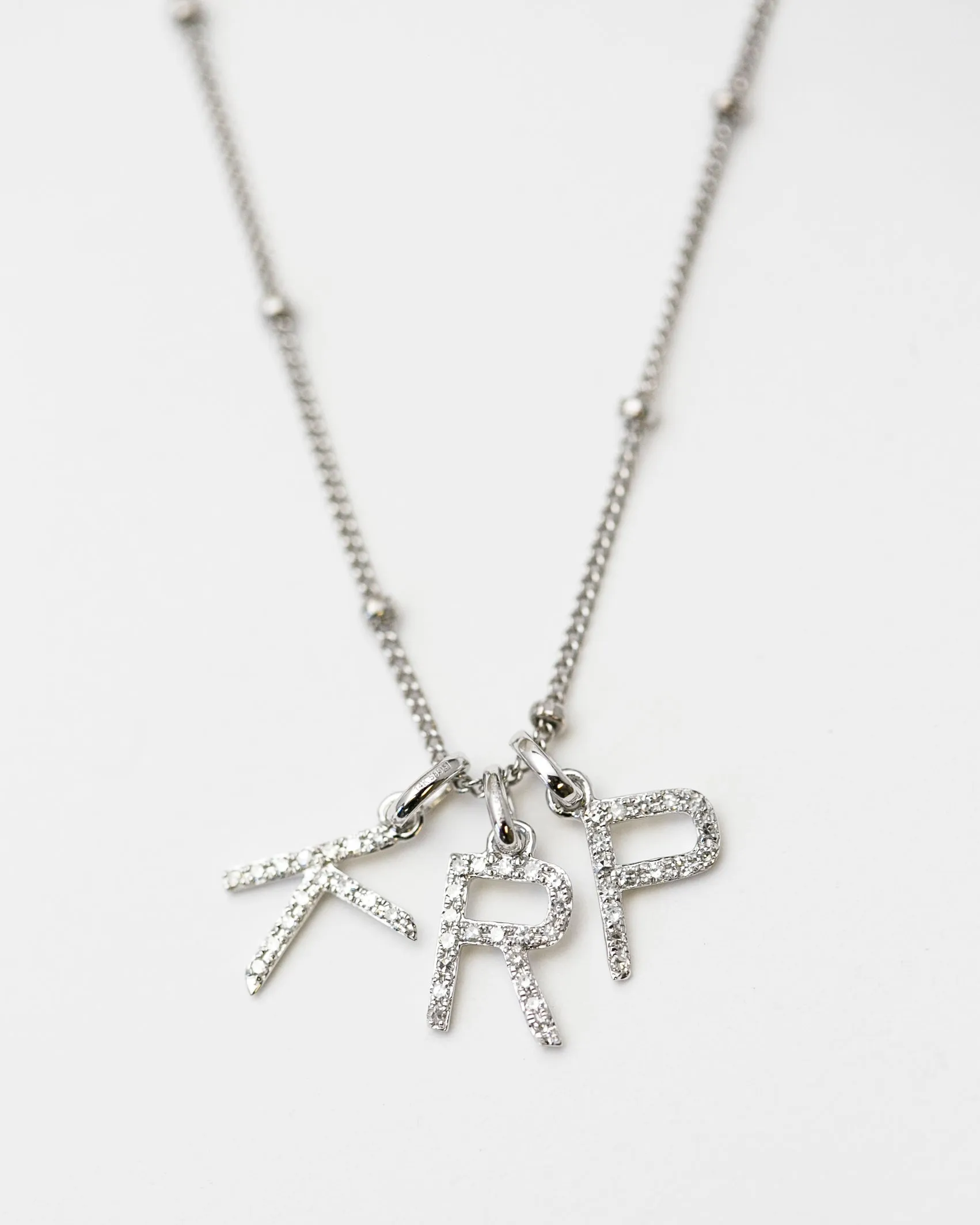 Diamond Initial Necklace