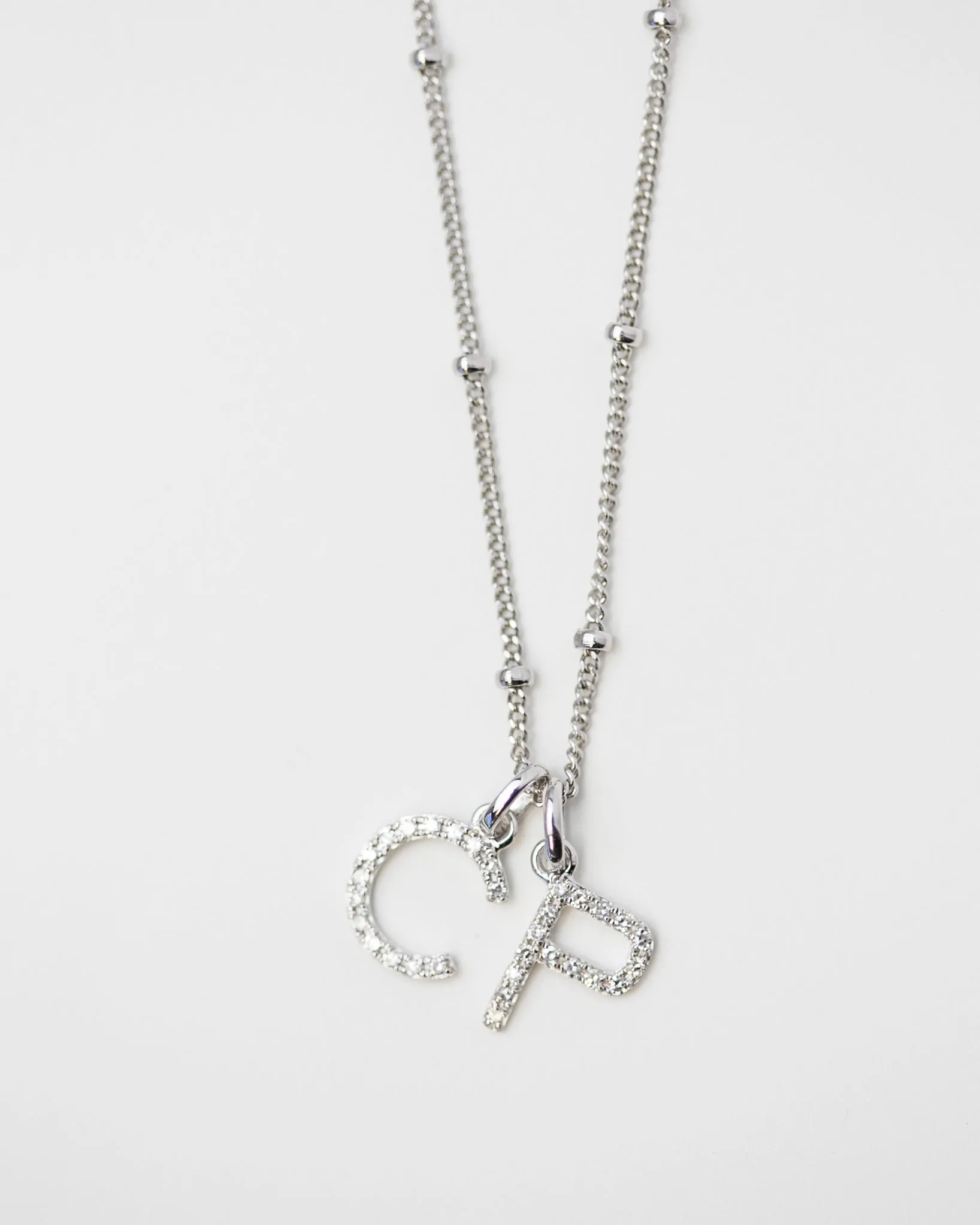 Diamond Initial Necklace