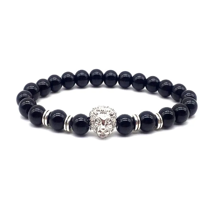 Elegant lion bracelet - symbol of strength