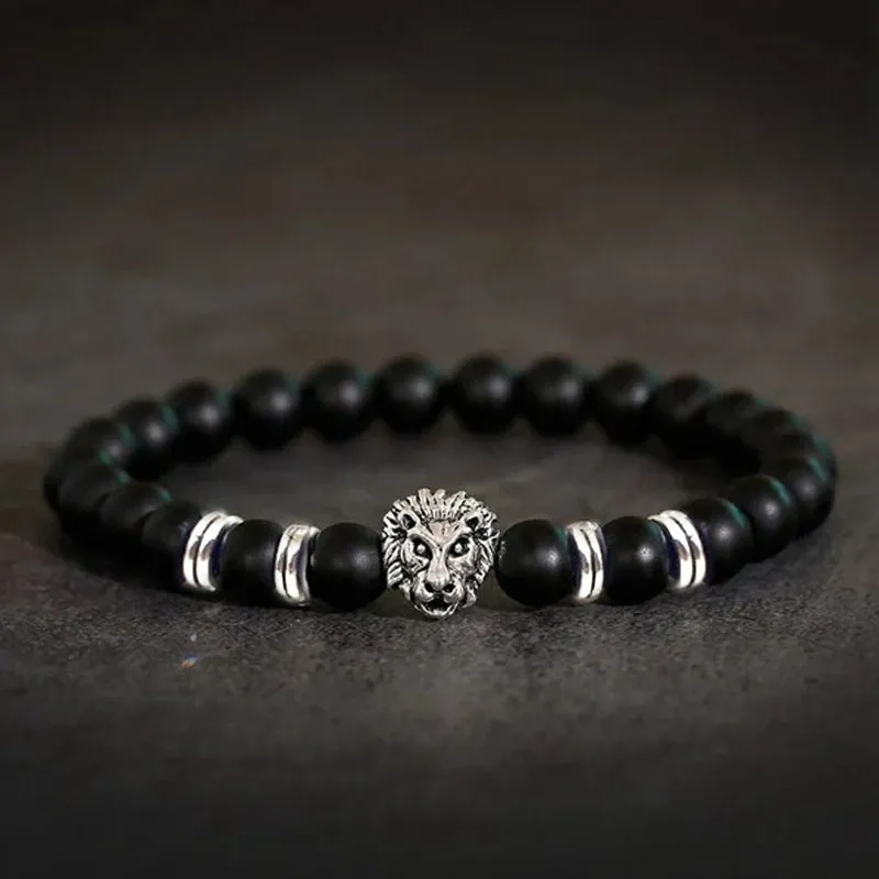 Elegant lion bracelet - symbol of strength