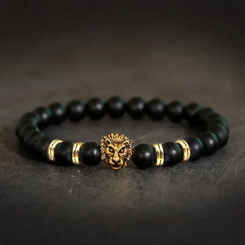 Elegant lion bracelet - symbol of strength