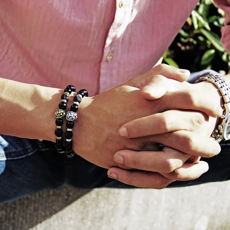 Elegant lion bracelet - symbol of strength