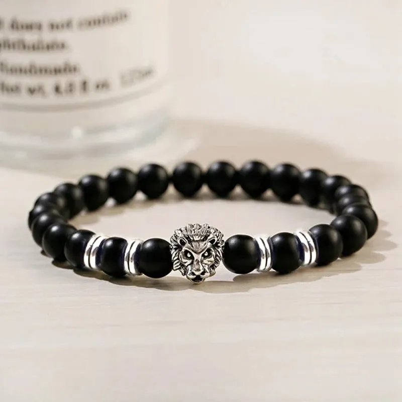 Elegant lion bracelet - symbol of strength