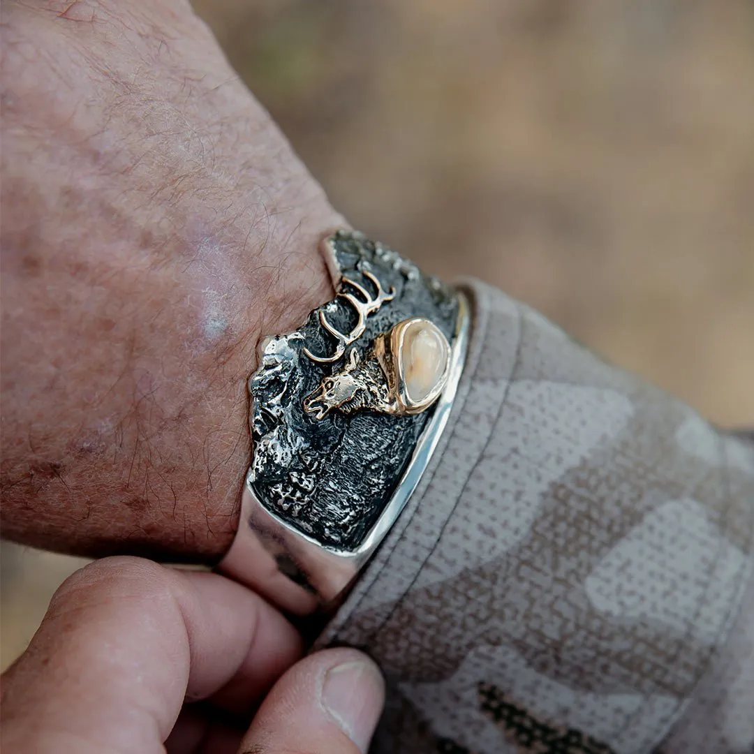 Elk Ivory Cuff Bracelet
