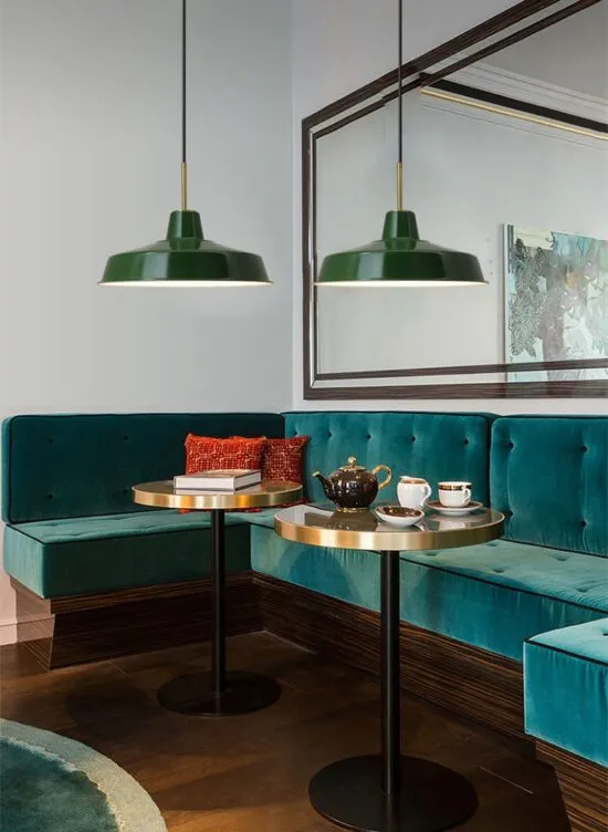 Elkano Modern Industrial Chic Pot-Lid Pendant Lamp