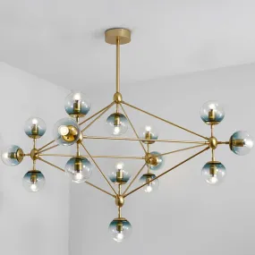 Elovold Glass Ball Atomic Pendant Lamp