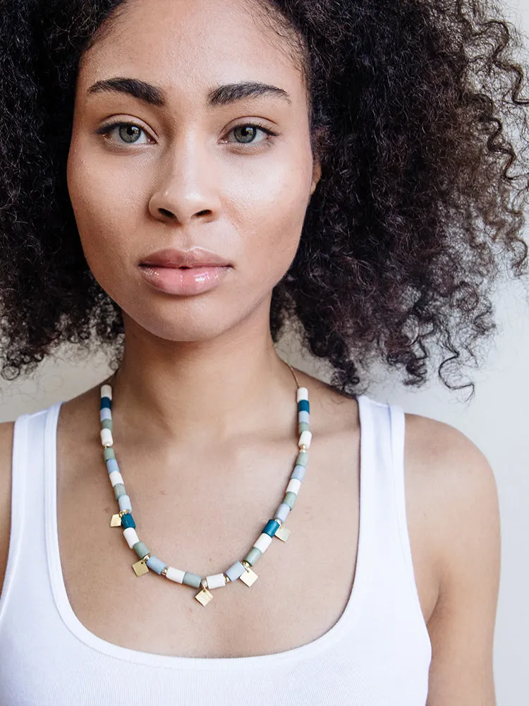 Emily Necklace - Blue