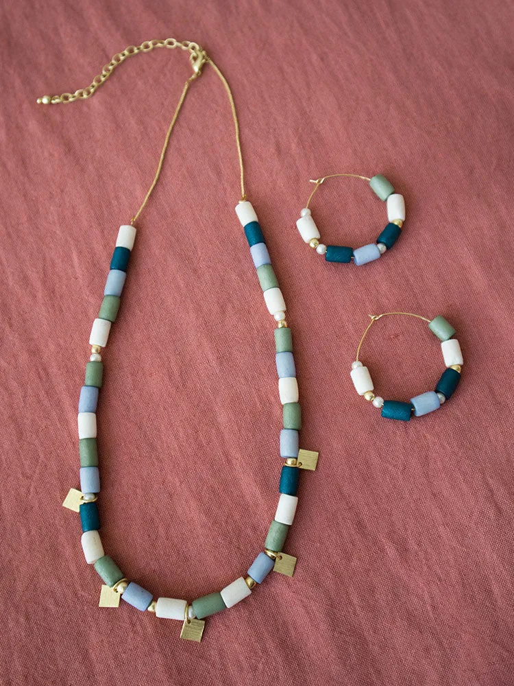 Emily Necklace - Blue