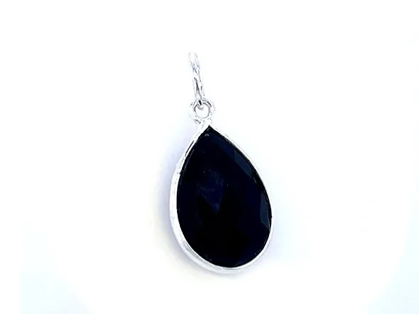 Eye Catching Teardrop | Natural Black Onyx
