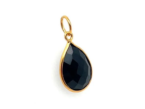 Eye Catching Teardrop | Natural Black Onyx