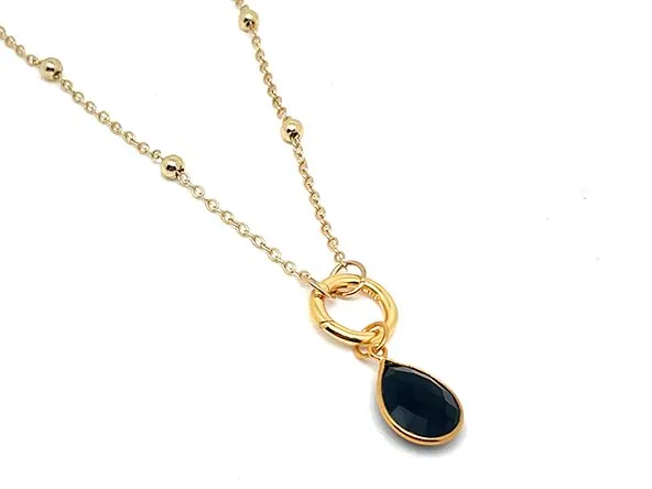 Eye Catching Teardrop | Natural Black Onyx