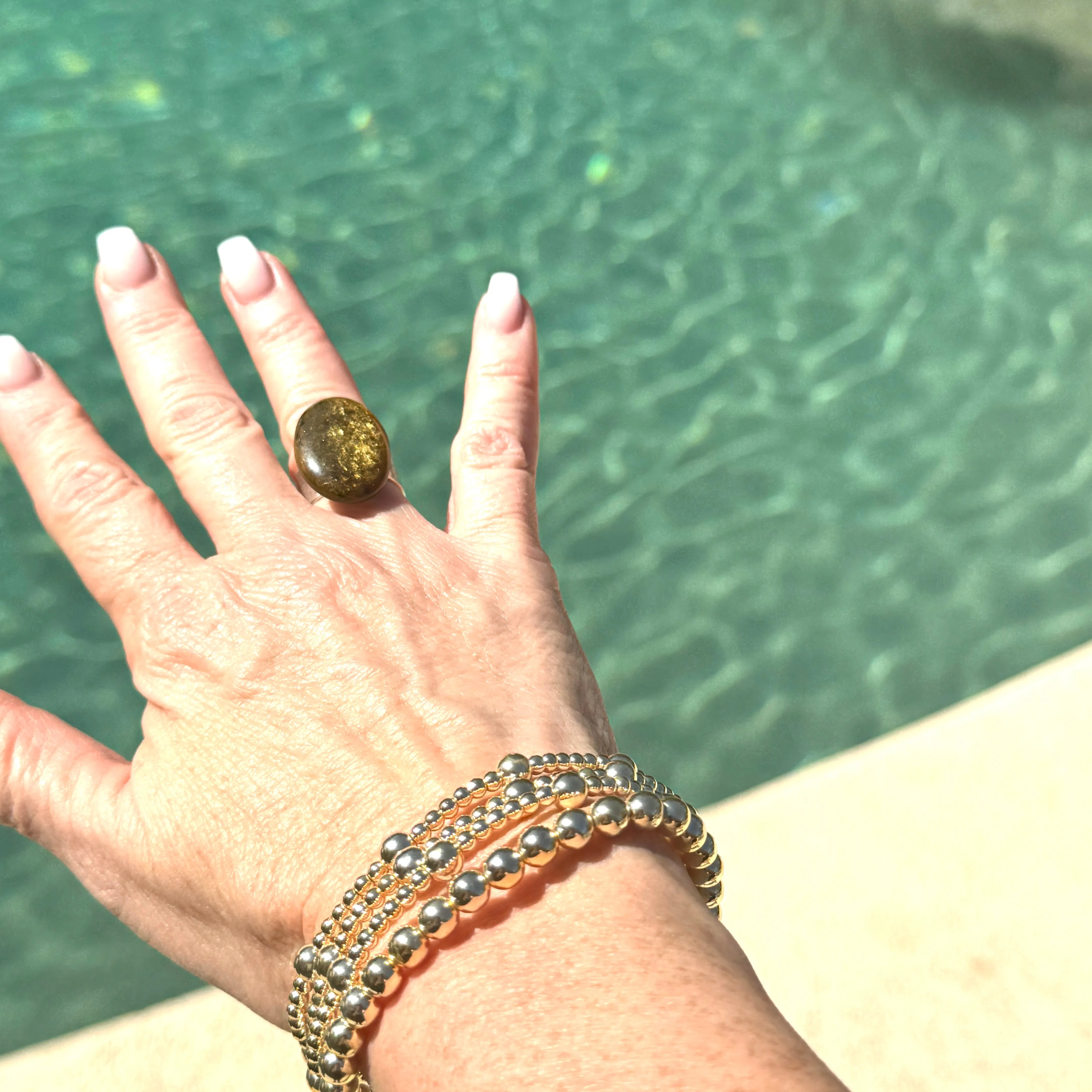 Eye of the Tiger Cocktail Ring