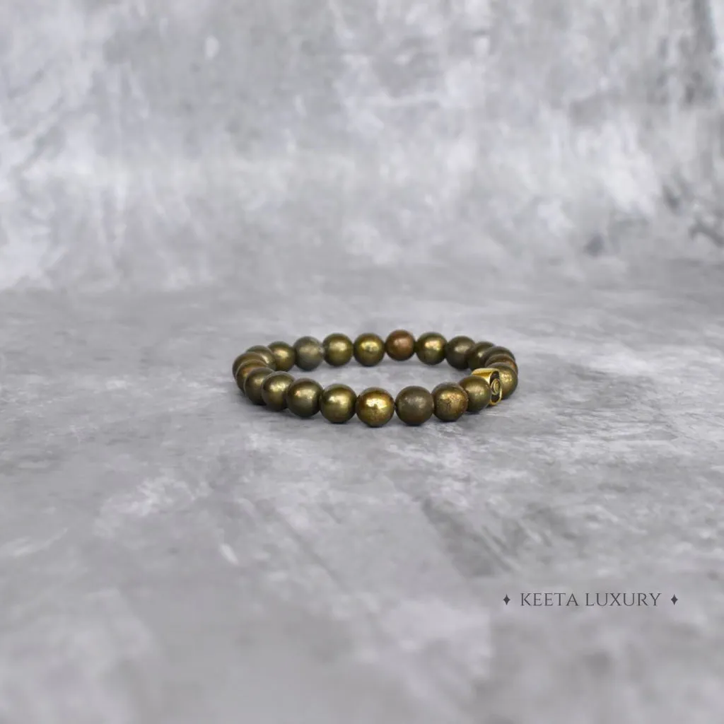 Eye Shield - Pyrite Bracelet