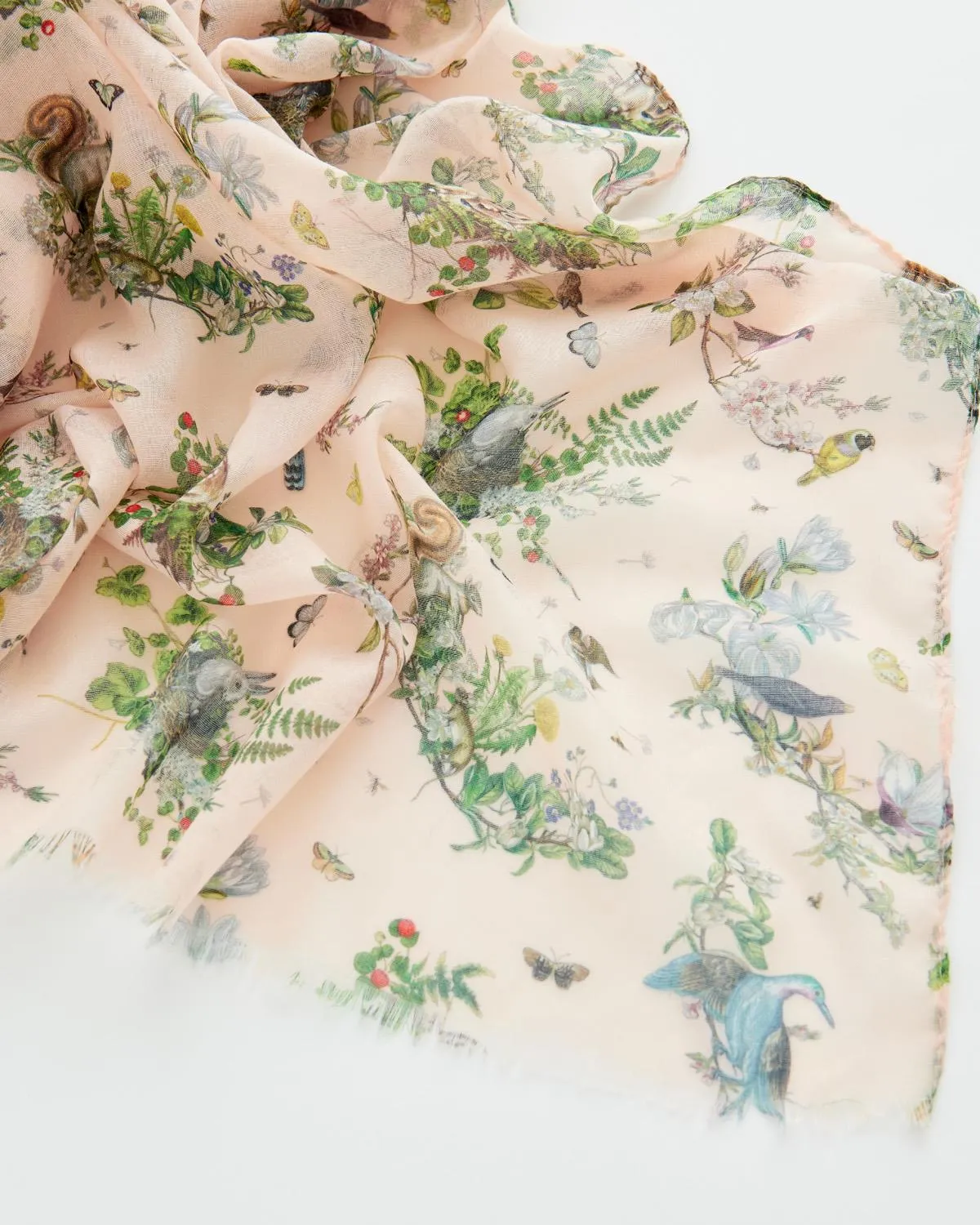 Fable Morning Song Peach Parfait Lightweight Scarf