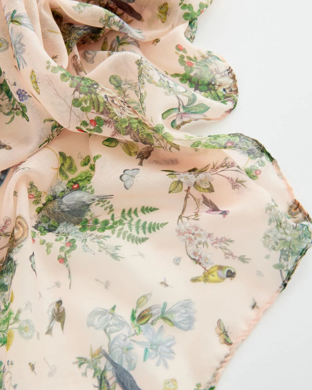 Fable Morning Song Peach Parfait Lightweight Scarf