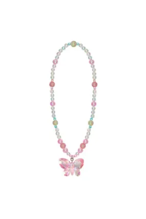 Fancy Flutter Necklace - Light Pink
