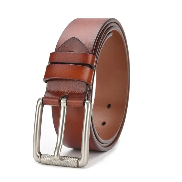 Fashion Brown Genuine Leather Belt 時尚棕色牛皮皮帶 KCBELT1045