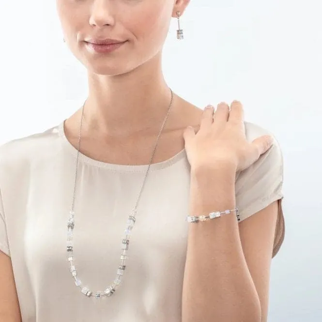 GeoCUBE® Iconic Nature White Chain Bracelet 3035/30-1400