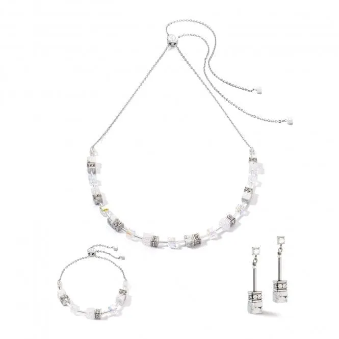 GeoCUBE® Iconic Nature White Chain Bracelet 3035/30-1400