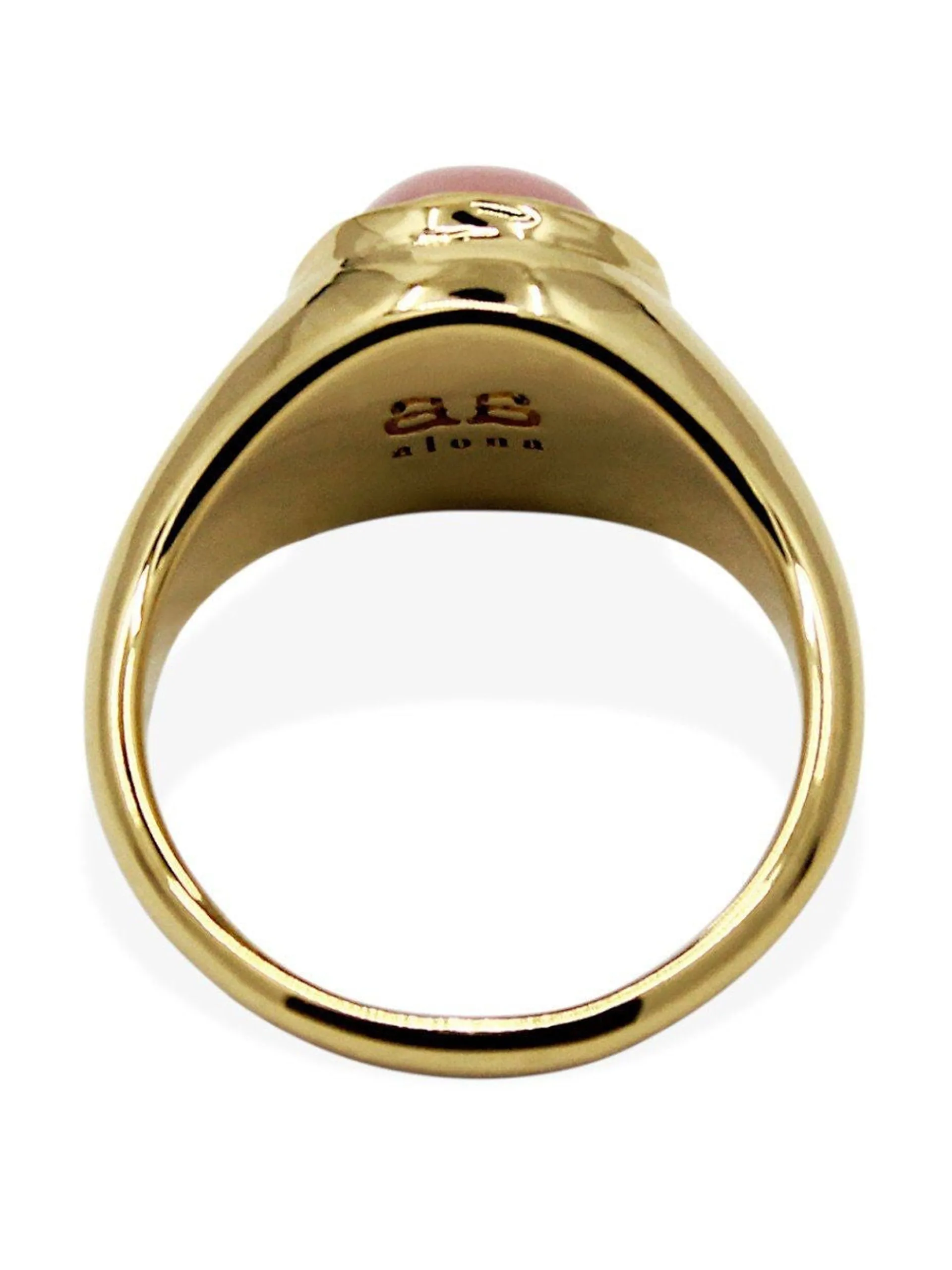 Gold and pink opal Juliette ring