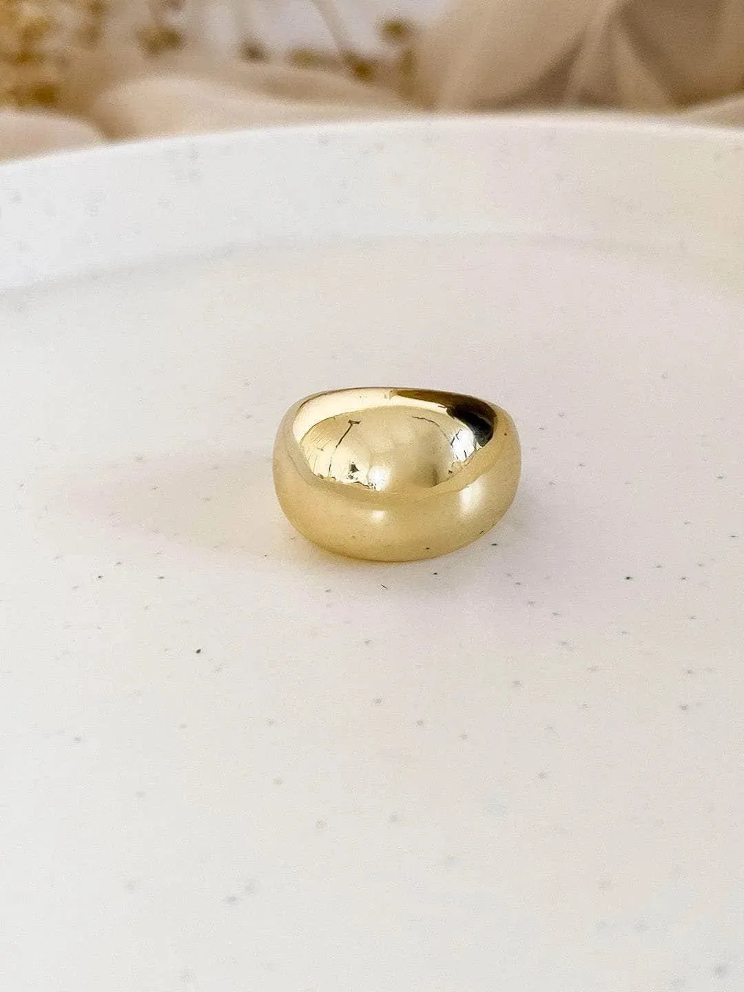 Gold Dome Ring