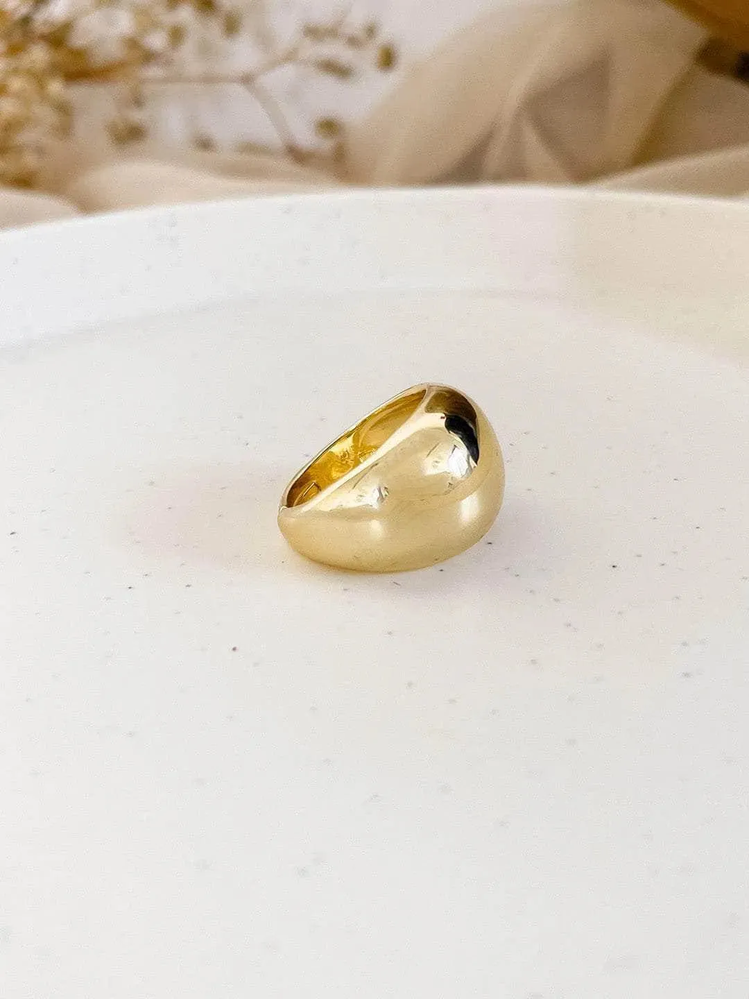 Gold Dome Ring