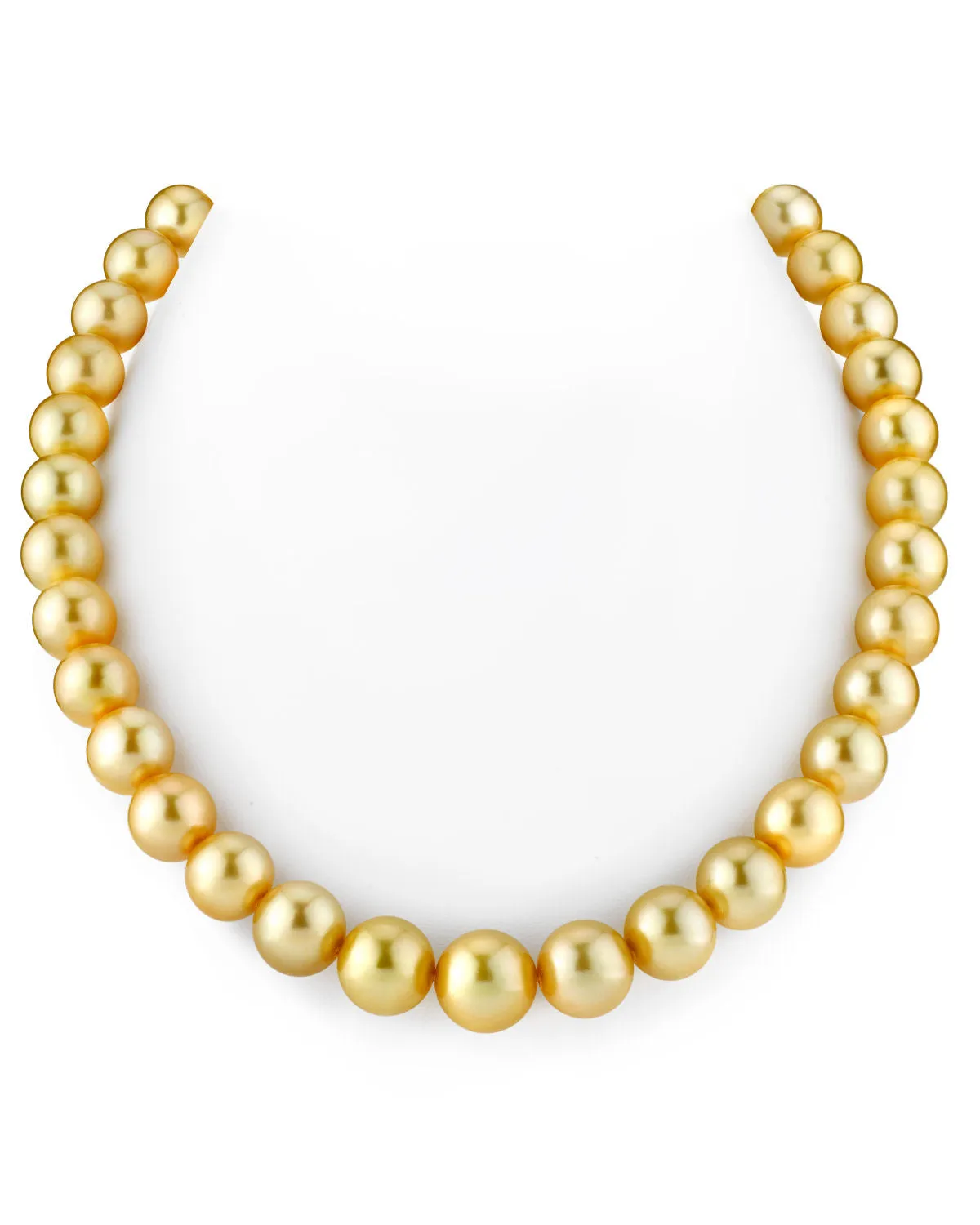 Golden South Sea Pearl Necklace, 10.0-12.0mm - AAA/Gem Quality