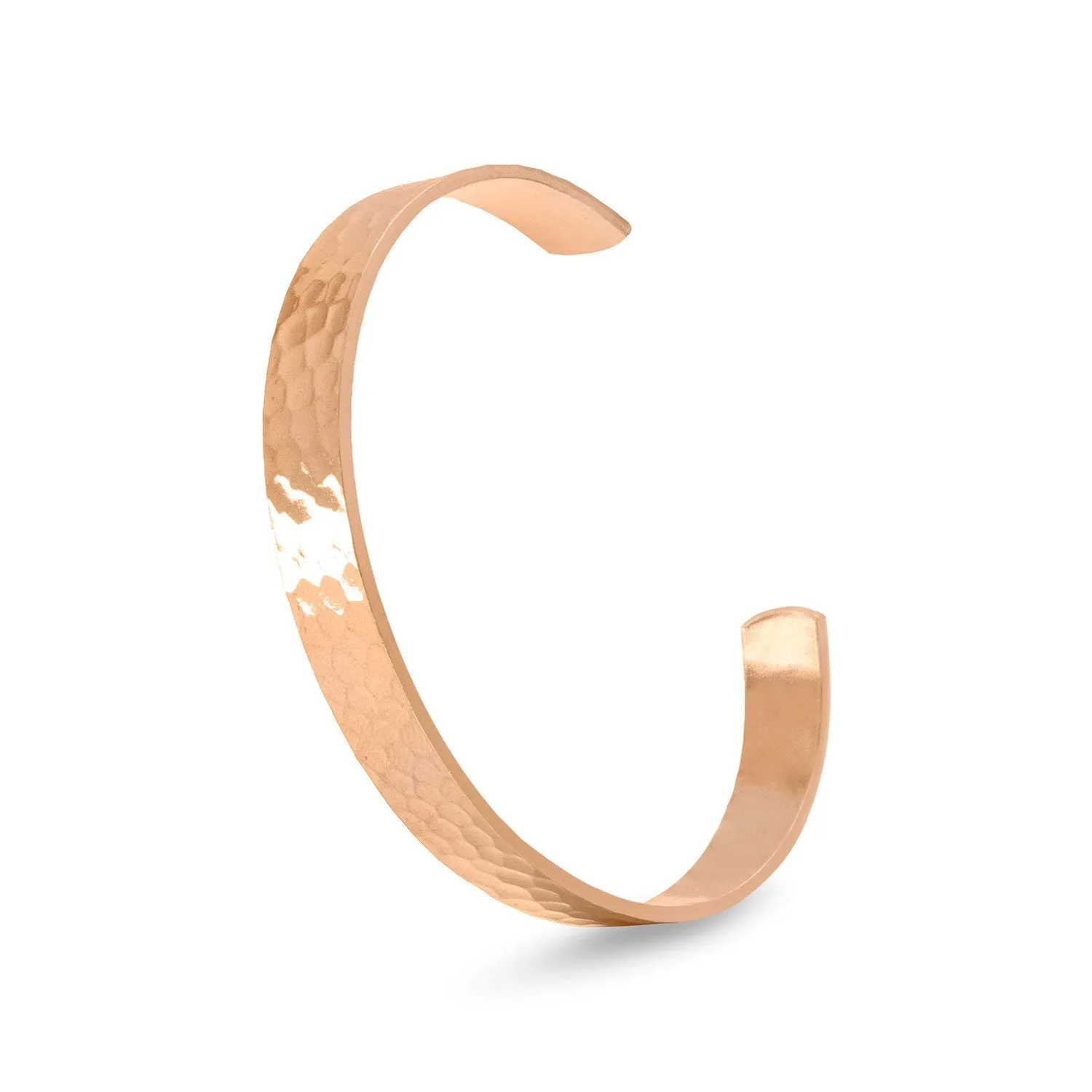 Hammered Solid Copper Cuff