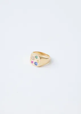 Hanging Basket Signet Ring