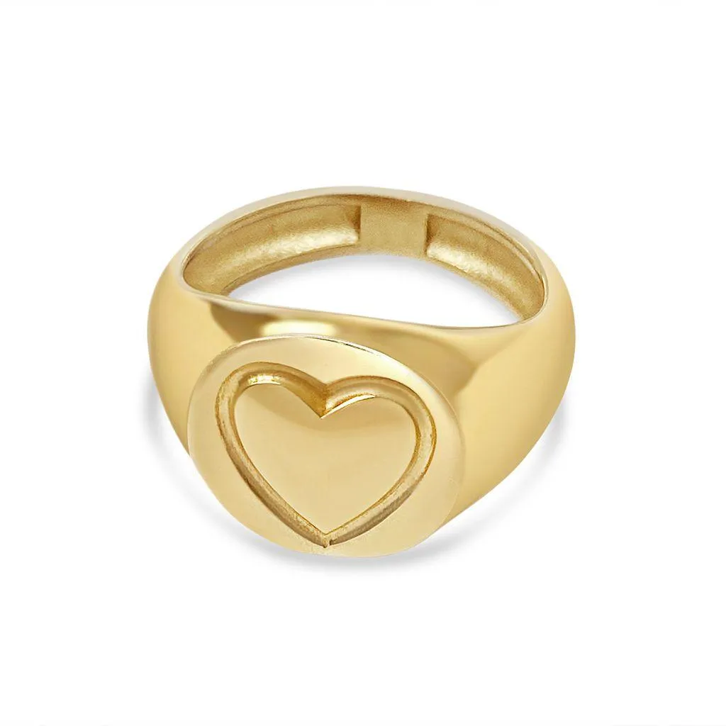 Heart Signet Ring