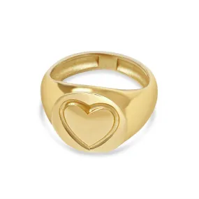 Heart Signet Ring