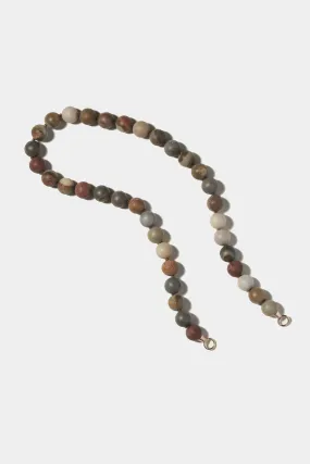 Imperial Jasper Strand, Yellow Gold