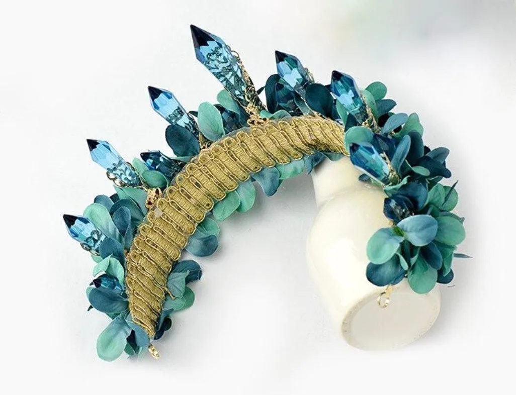 Irresistible Teal Fairytale Crown