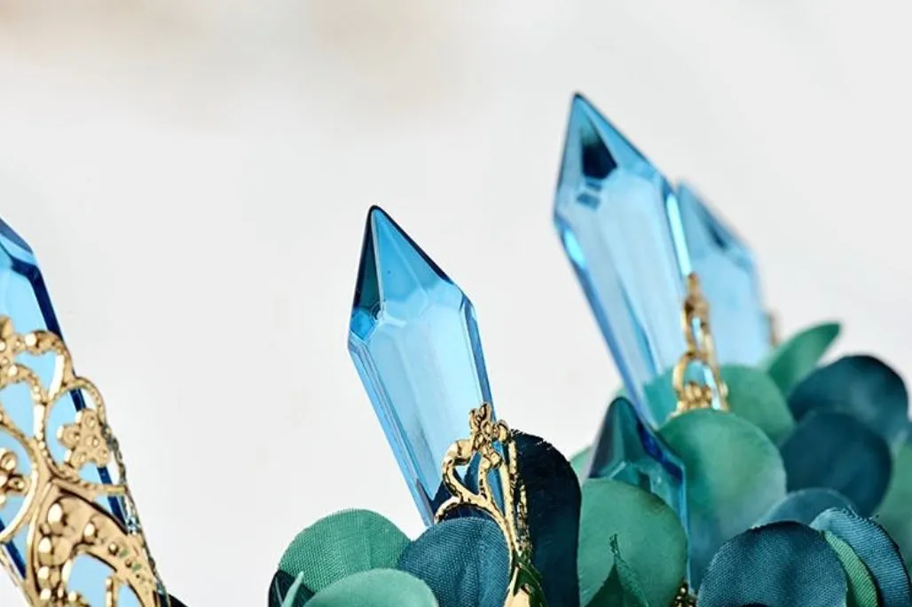 Irresistible Teal Fairytale Crown