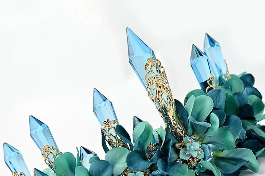 Irresistible Teal Fairytale Crown
