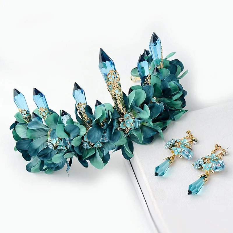 Irresistible Teal Fairytale Crown