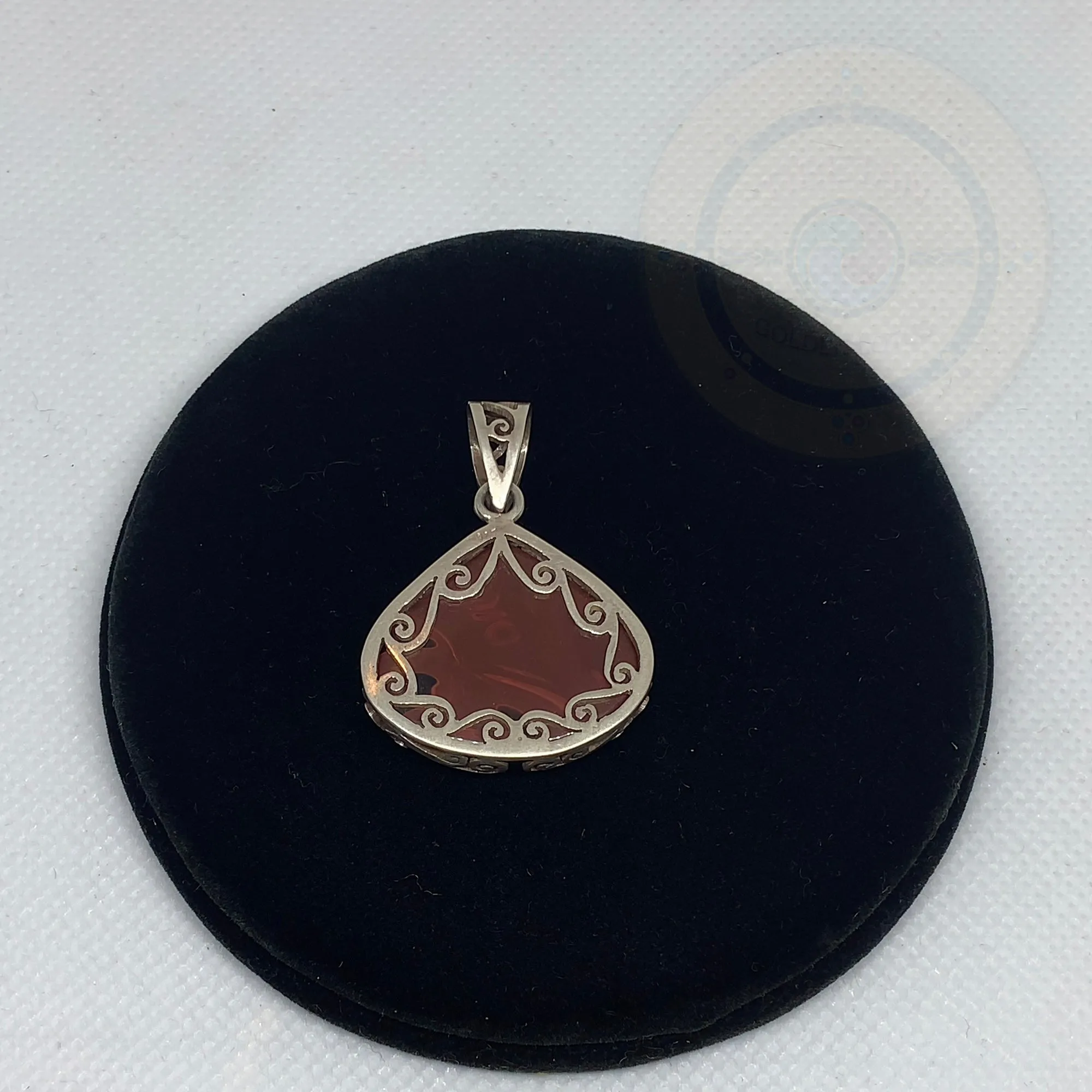 Jasper Sterling Silver Pendant, Jasper Jewelry Amethyst Necklace